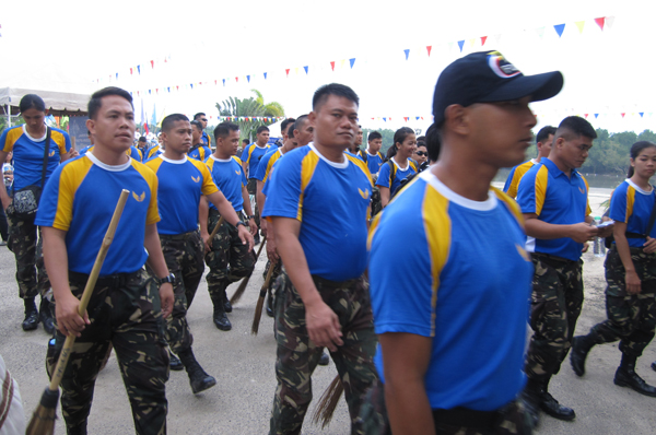The Philippine Air Force was well represented with elements coming from the nearby Mactan Air Base